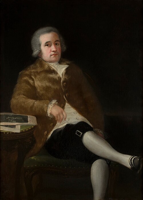 Portrait of Juan Agustín Ceán Bermúdez, 1789, Francisco de Goya