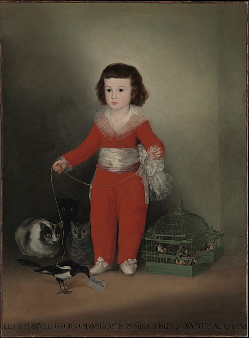 Don Manuel Osorio de Zuniga, 1787, Francisco de Goya