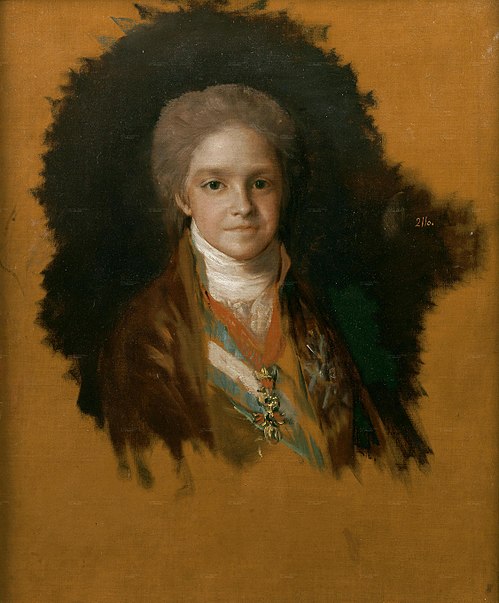 L'Infant Charles de Bourbon, 1800, Francisco de Goya