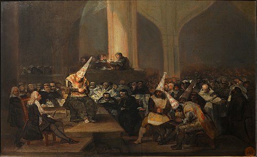 Tribunal de l'Inquisition, 1812, Francisco de Goya