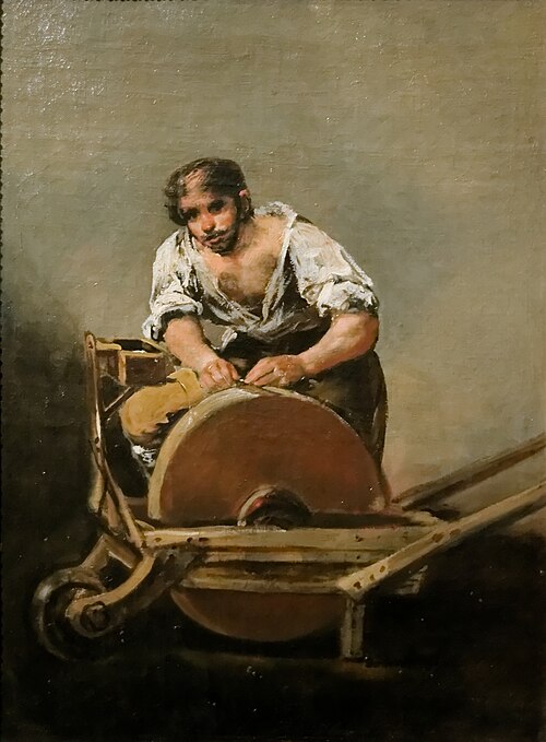 The Knifegrinder, 1808, Francisco Goya