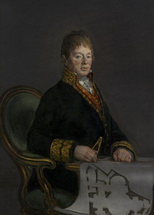Portrait of Juan Antonio Cuervo, 1819, Francisco Goya