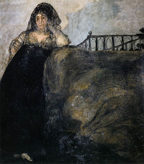 Une manola : Léocadie Zorrilla, 1819, Francisco de Goya