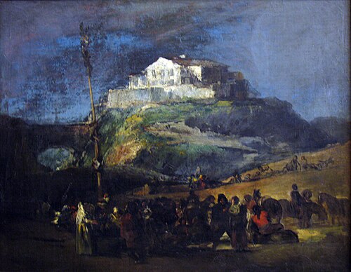 The Maypole, 1810, Francisco Goya