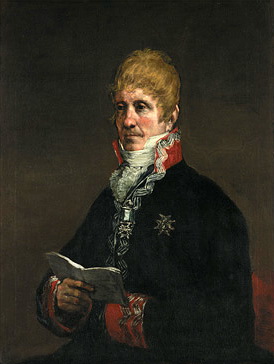 Portrait of Don Ignacio Omulryan y Rourera, 1815, Francisco de Goya