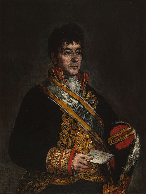 Portrait of Don Miguel De Lardizábal, 1815, Francisco de Goya