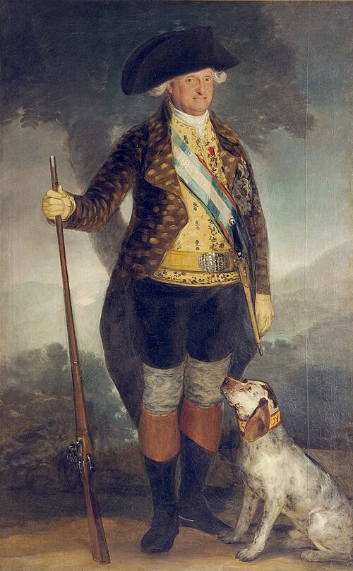 Charles IV en tenue de chasse, 1799, Francisco de Goya