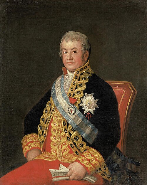 Portrait of José Antonio Marqués de Caballero, 1807, Francisco Goya