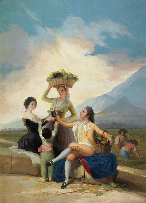 Les Vendanges, 1786, Francisco de Goya