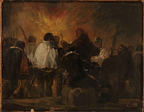 Night Scene from the Inquisition, 1810, Francisco de Goya