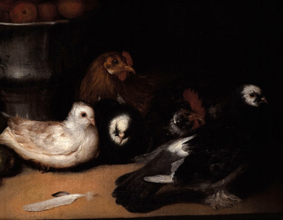 Pigeons and Fowls, 1750, Francisco de Goya