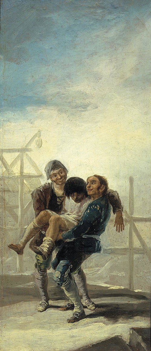 Le Maçon ivre, 1786, Francisco de Goya