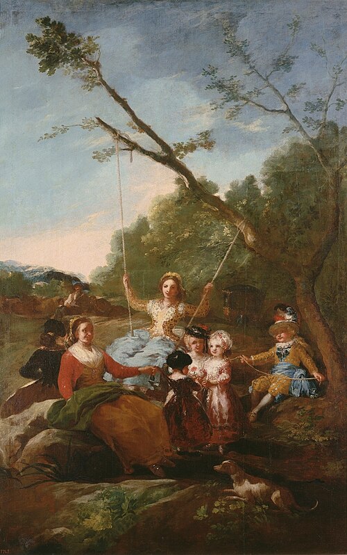 La Balançoire, 1779, Francisco de Goya