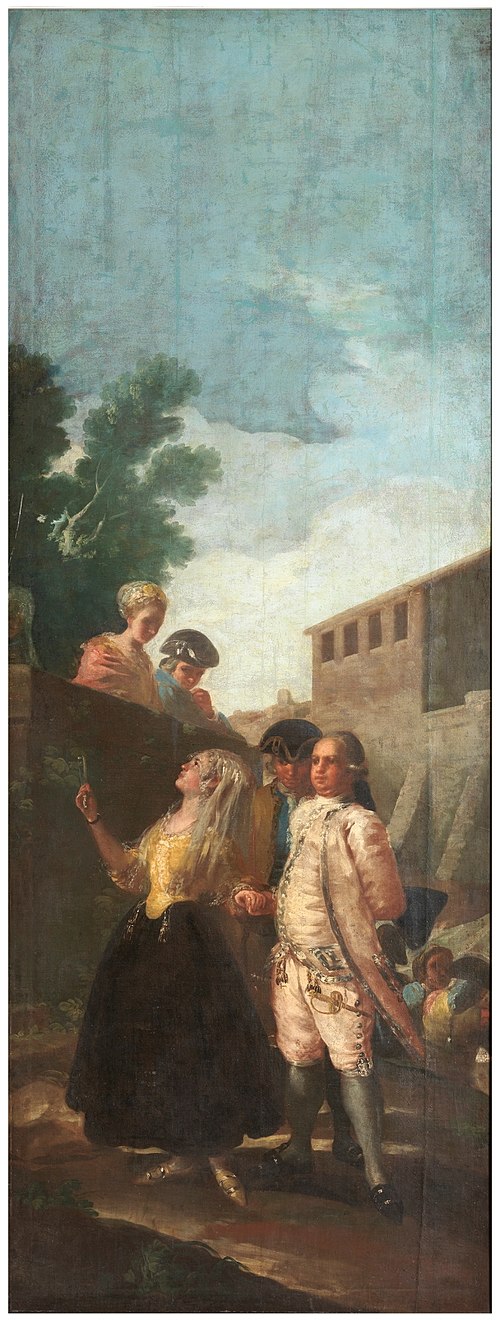 El Militar y la señora, 1779, Francisco de Goya