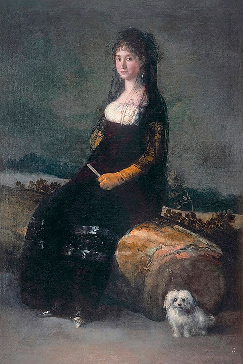 Portrait of Joaquina Candado Ricarte, 1802, Francisco de Goya