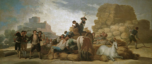 Le Champ, 1786, Francisco de Goya