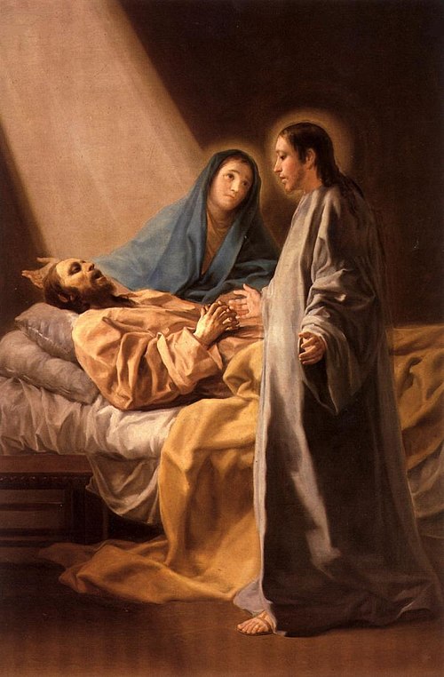 The transit of St. Joseph, 1787, Francisco de Goya