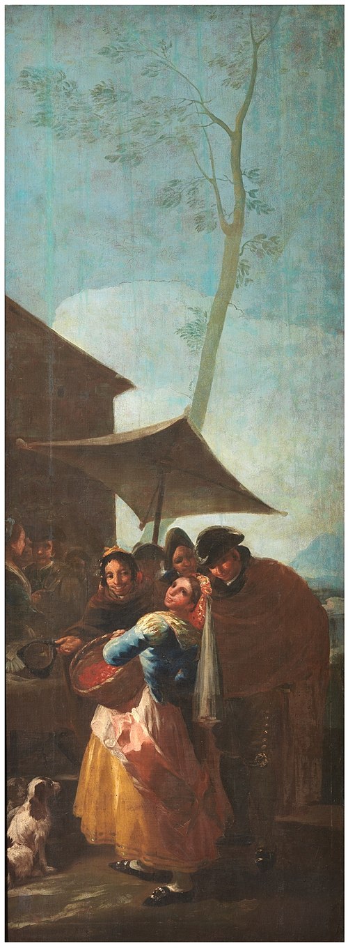 La Vendeuse de cenelle, 1778, Francisco de Goya