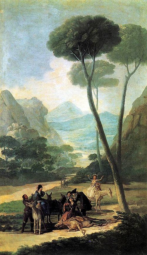 La Chute, 1787, Francisco de Goya