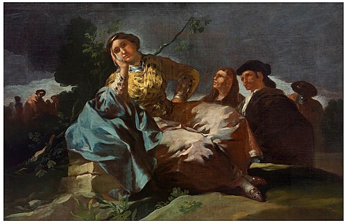Le Rendez-vous, 1779, Francisco de Goya