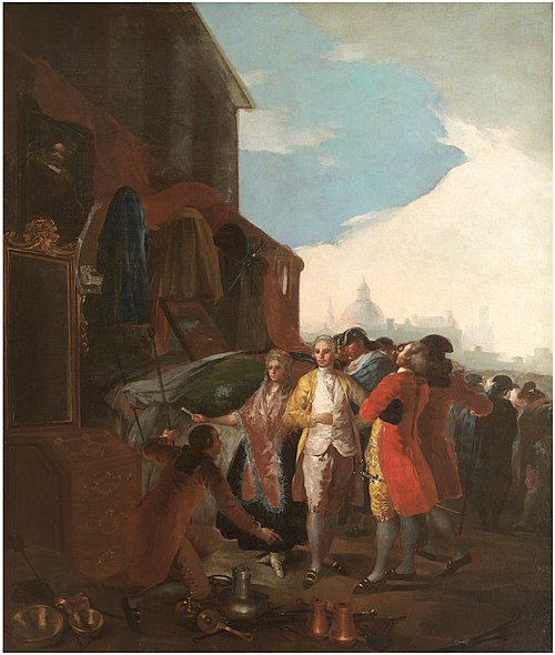 La Foire de Madrid, 1778, Francisco de Goya