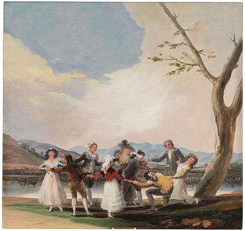 La Poule aveugle, 1788, Francisco de Goya