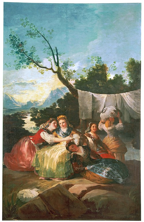 Les Lavandières, 1779, Francisco de Goya