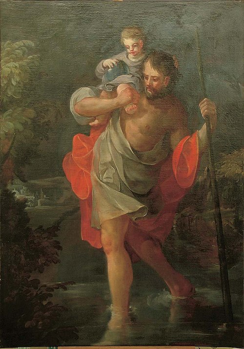 Saint Christopher, 1767, Francisco de Goya