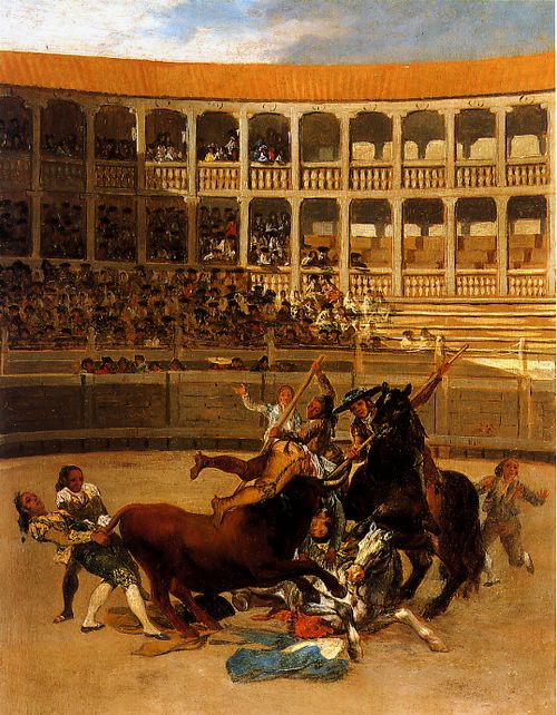 La Mort du picador, 1793, Francisco de Goya