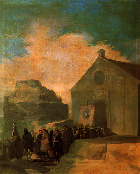 Procession de village, 1787, Francisco de Goya