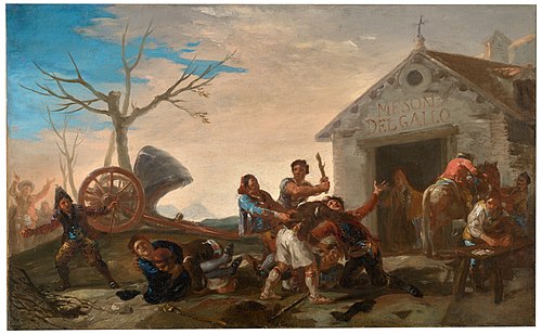 La Riña en el Mesón del Gallo, 1777, Francisco de Goya