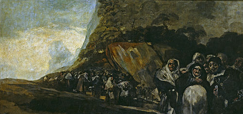 Procession du Saint-Office, 1819, Francisco de Goya