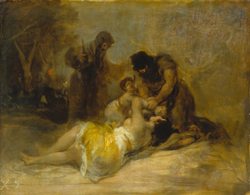 Attack on a Woman, 1811, Francisco de Goya