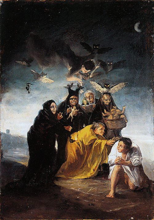 The incantation, , Francisco de Goya