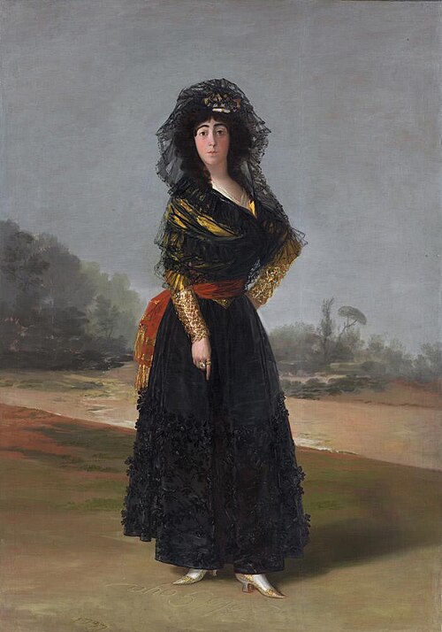 The Black Duchess, 1797, Francisco Goya