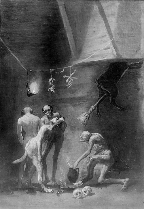 the witches kitchen, , Francisco de Goya