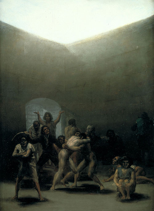 L'Enclos des fous, 1794, Francisco de Goya