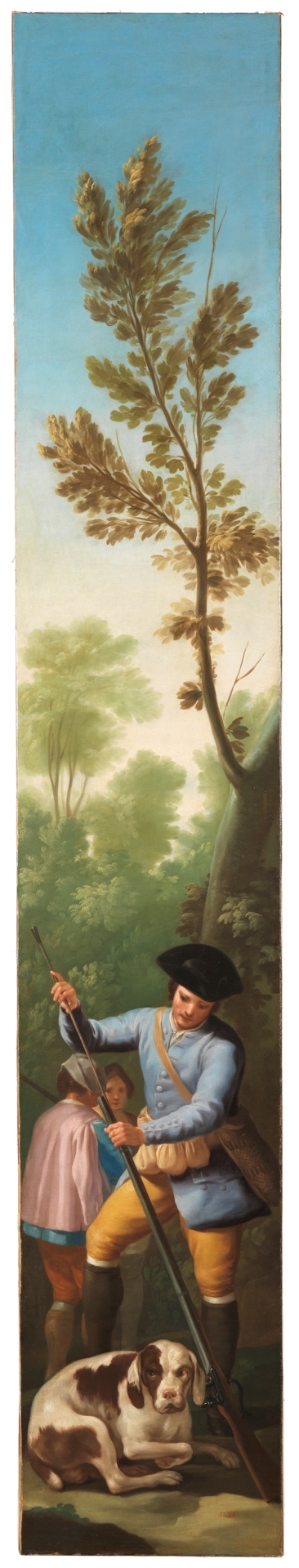 Chasseur chargeant son fusil, 1775, Francisco de Goya
