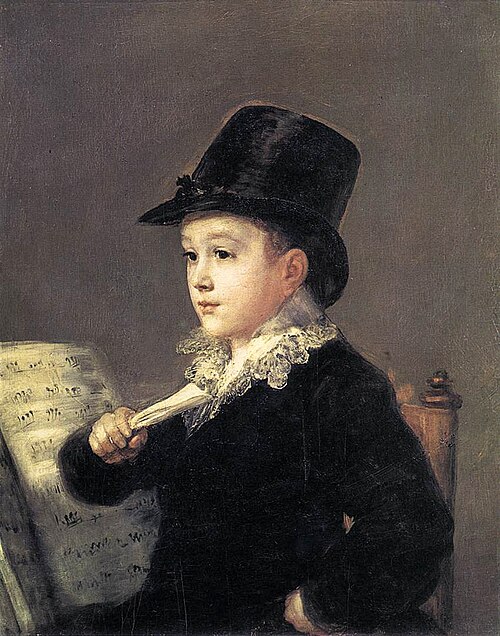 Portrait of Mariano Goya, the Artist's Grandson, 1812, Francisco de Goya