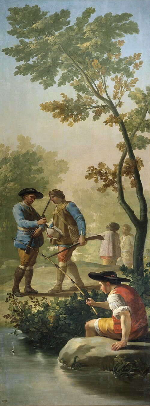 Le Pêcheur, 1775, Francisco de Goya