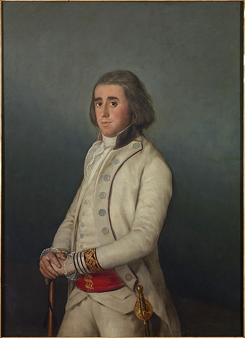 Portrait of Valentín Bellvís de Moncada y Pizarro, 1795, Francisco de Goya