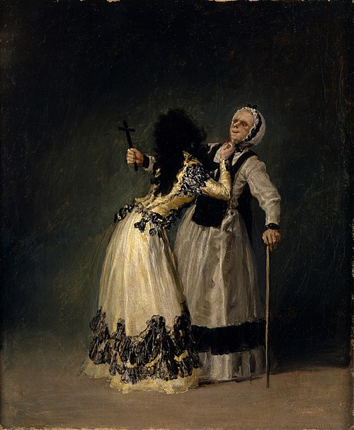 La Duchesse d'Alba et la bigote, 1795, Francisco de Goya