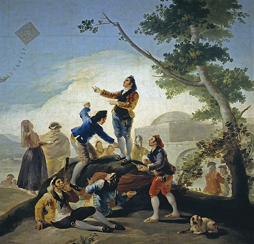 Le Cerf-volant, 1778, Francisco de Goya