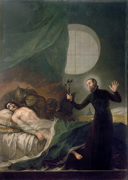 Saint François de Borgia et le moribond impénitent, 1788, Francisco de Goya
