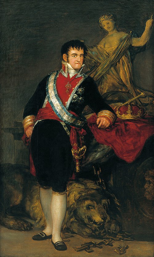 Portrait of Ferdinand VII of Spain, 1814, Francisco de Goya