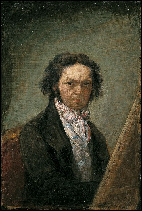 Self-portrait on Linen, 1790, Francisco de Goya