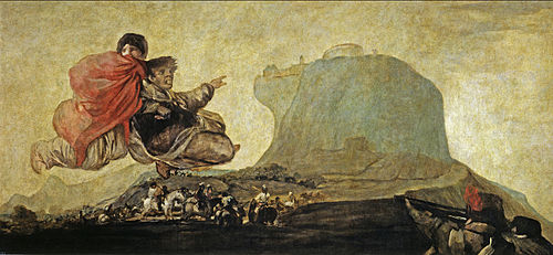 Vision fantastique, 1819, Francisco de Goya