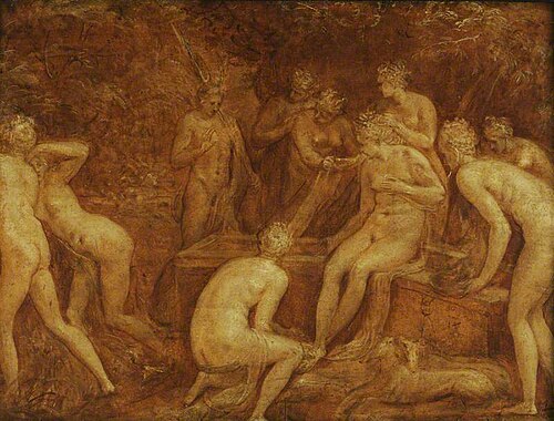 Diana and Actaeon, , Frans Floris I
