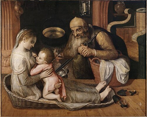 La Sainte Famille, 1553, Frans Floris I