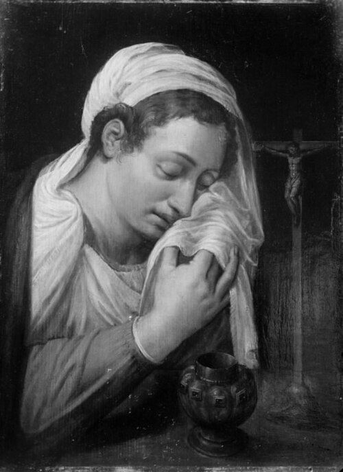 The Penitent Mary Magdalene, 1600, Frans Floris I